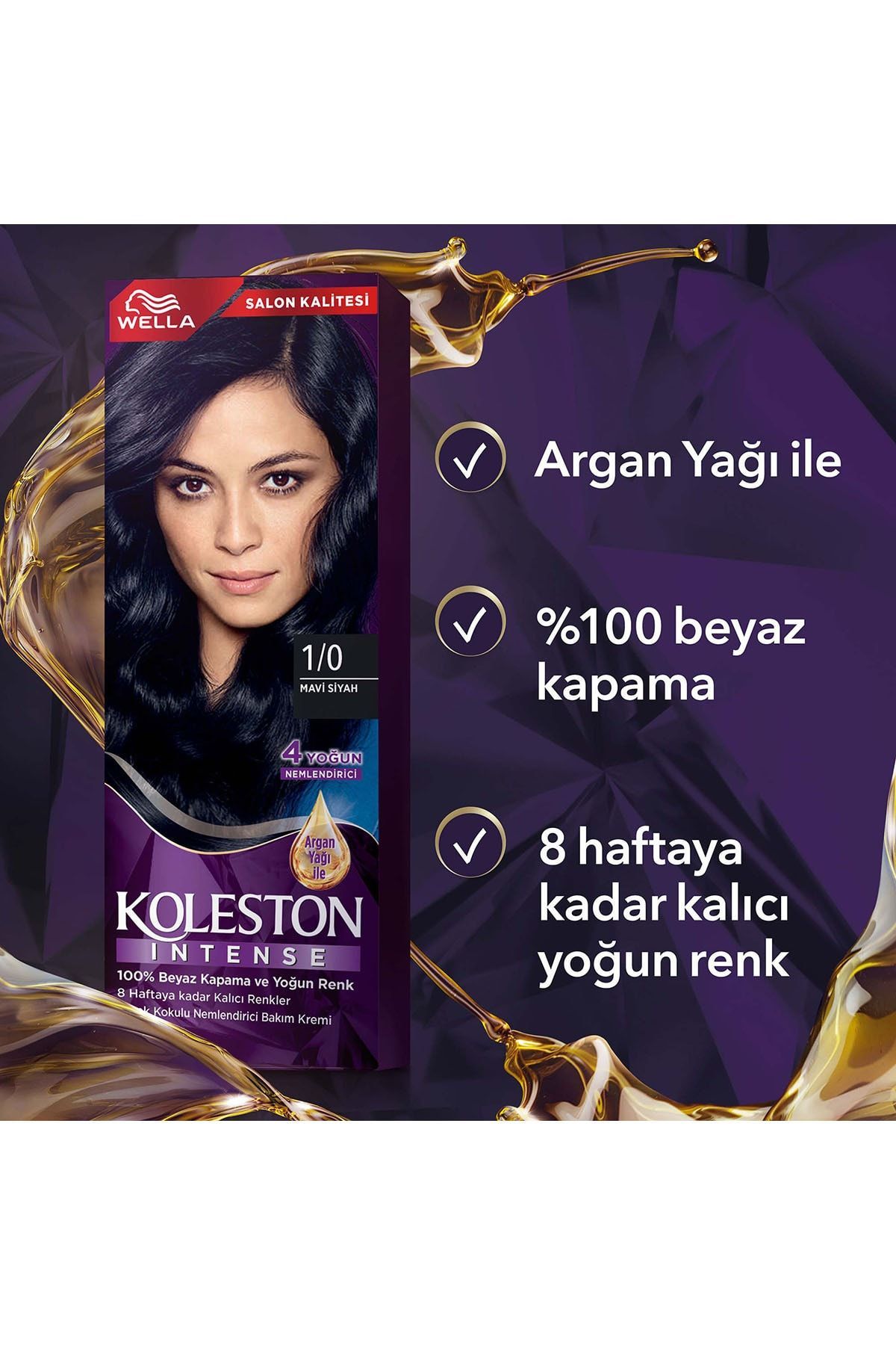 Koleston Intense Saç Bayası 1.0 Mavi Siyah