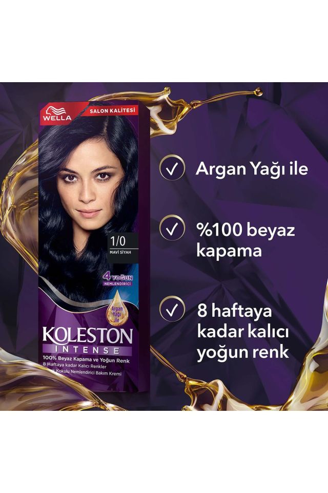 Koleston Intense Saç Bayası 1.0 Mavi Siyah