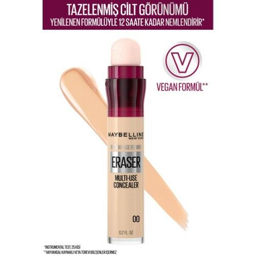 Maybelline New York Instant Anti Age Eraser Kapatıcı - 00 Ivory Concealer 6.8 Ml