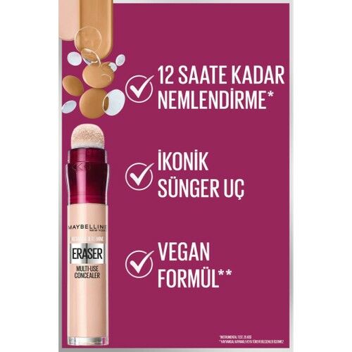 Maybelline New York Instant Anti Age Eraser Kapatıcı - 00 Ivory Concealer 6.8 Ml
