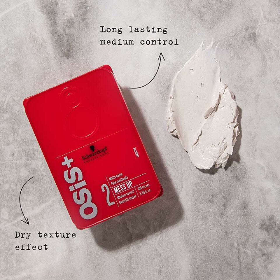 Schwarzkopf Osis+ Mess Up Mat Gum 100 Ml Saç Şekillendirici Hamur - Paste