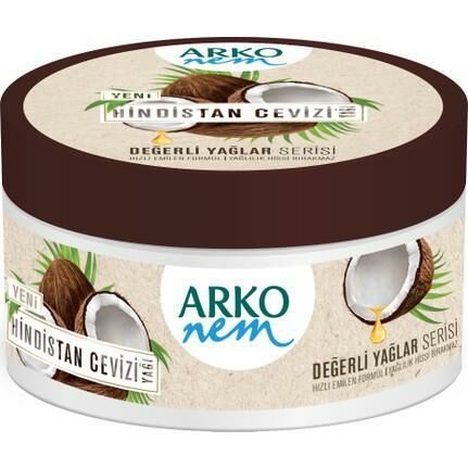 Arko Nem Hindistan Cevizi Yağı Krem 250 Ml Değerli Yağlar Serisi