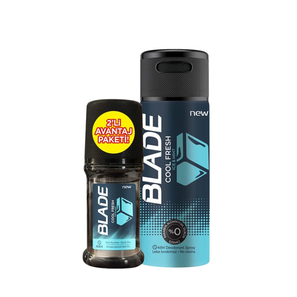 Blade Cool Fresh Men 150 Ml Deodorant + 50 Ml Roll-on