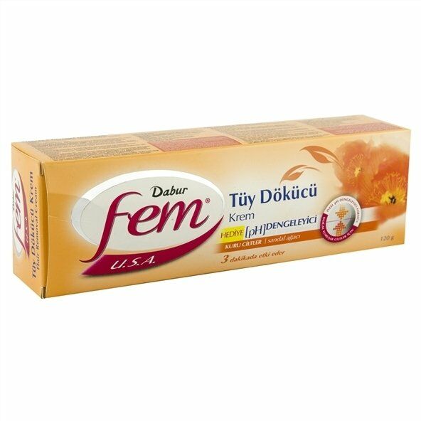 Fem Tüy Dökücü Krem Gold Kuru Ciltler 120ml Sandal Ağacı