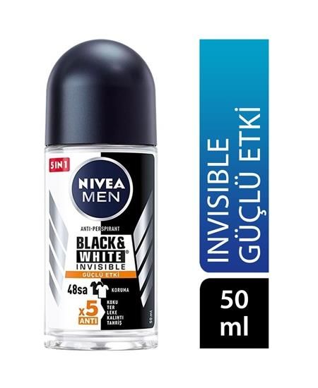 Nivea Roll-on Invisible Black White Güçlü Etki 50 ml Erkek
