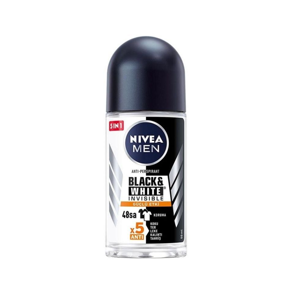 Nivea Roll-on Invisible Black White Güçlü Etki 50 ml Erkek