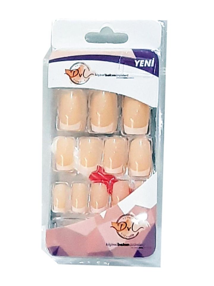 DVL Takma Tırnak FD 74 French TenTırnak Beyaz French