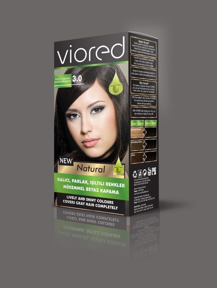 Sea Color Viored Natural Set Saç Boyası 3.0 Koyu Kahve
