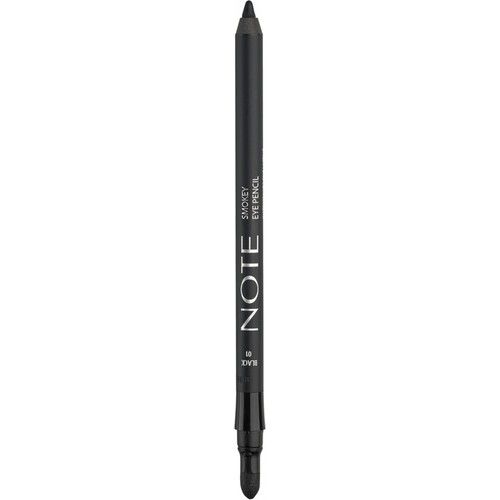 Note Suya Dayanıklı Siyah Göz Kalemi 01 Smokey Eye Pencil Black
