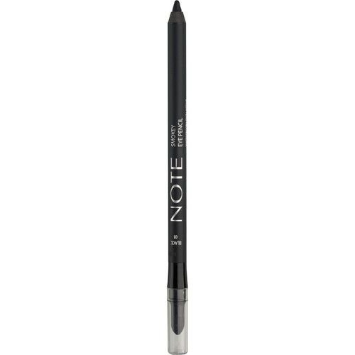 Note Suya Dayanıklı Siyah Göz Kalemi 01 Smokey Eye Pencil Black