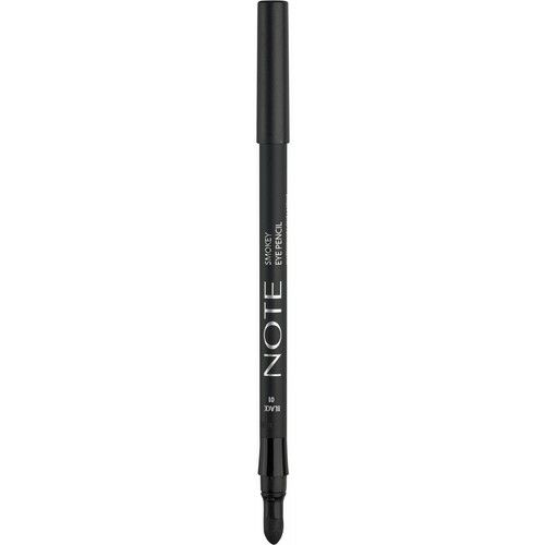 Note Suya Dayanıklı Siyah Göz Kalemi 01 Smokey Eye Pencil Black