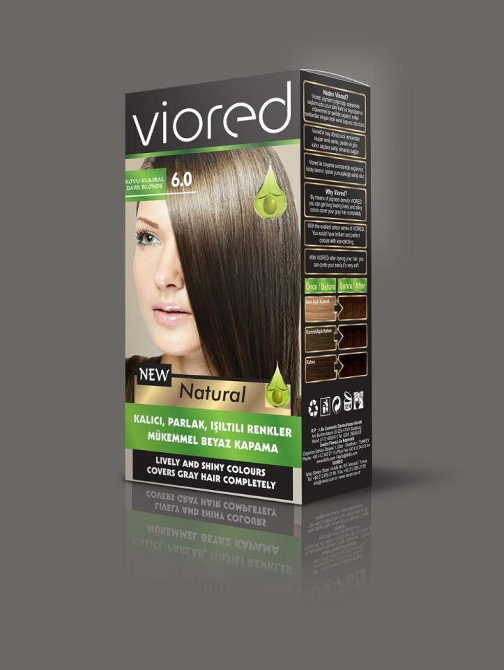 Sea Color Viored Natural Set Saç Boyası 6.0 Koyu Kumral