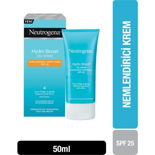 Neutrogena Hydro Boost City Shield Spf25 Nemlendirici 50ml 3574661351452
