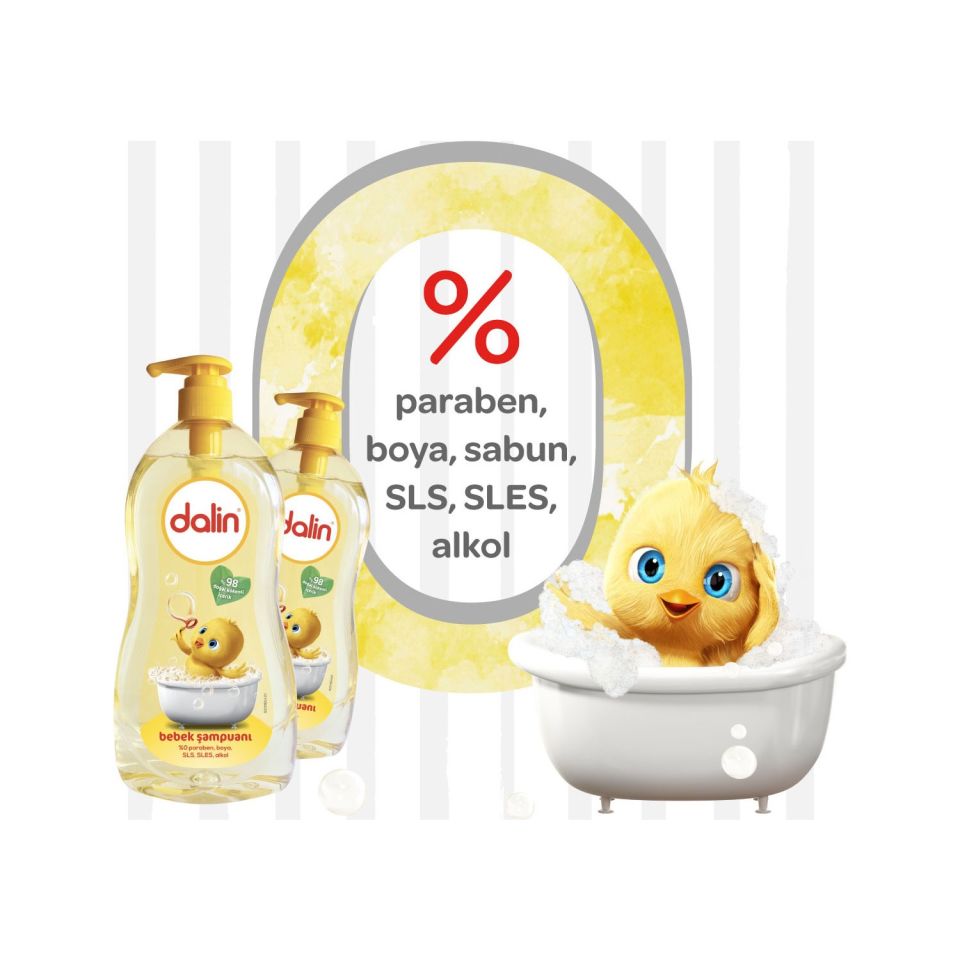 Dalin Şampuan 500 Ml Baby Pompalı Süper Eko