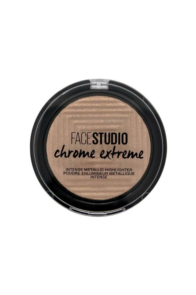 Maybelline New York Aydınlatıcı - Face Studio Chrome Extreme Highlighter 300 Sandstone