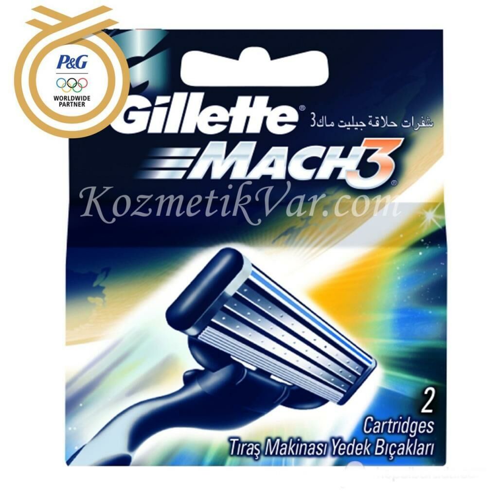 Gillette Mach3 Bıçak 2 li Yedek