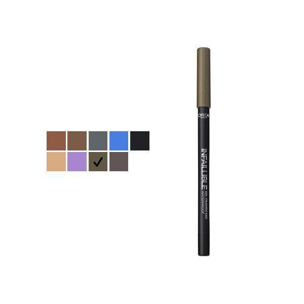 Loreal Paris Infaillible Paint Gel Crayon Eyeliner Göz Kalemi 08 Rest in Kaki