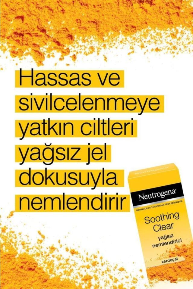 Neutrogena Soothing Clear Yağsız Nemlendirici 75 ml - Zerdeçal