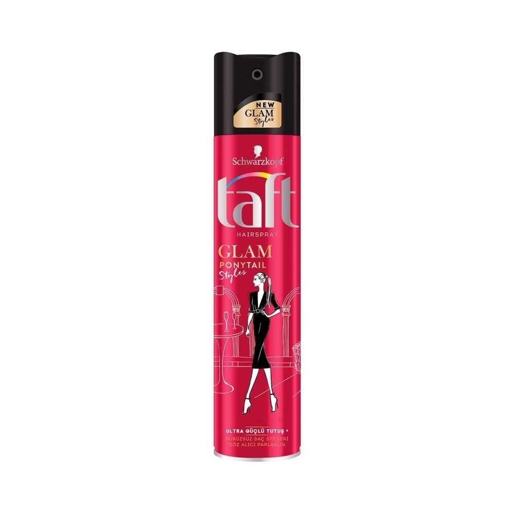 Taft Saç Spreyi Glam Ponytail Zarif Topuz Modelleri 250 ml Pürüzsüz Saç