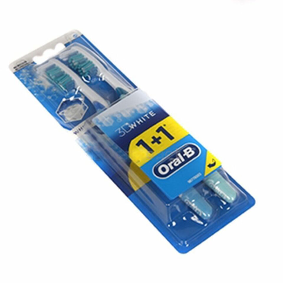 ORAL-B 3D WHİTE MEDİUM 40 DİŞ FIRÇASI 1+1