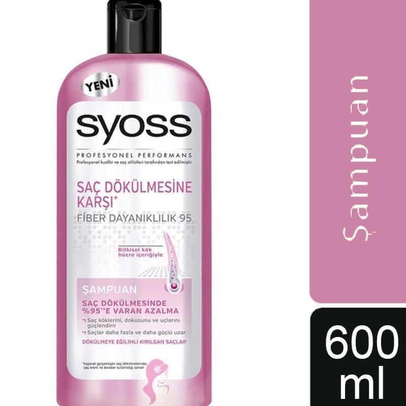 Syoss Şampuan 600 Ml Saç Dökülmesine Karşı Fiber