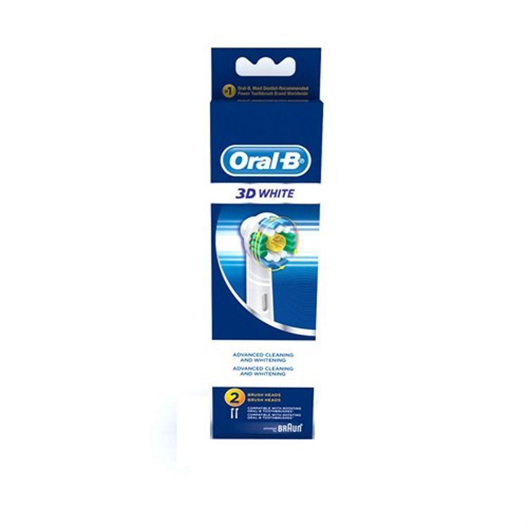 Oral-B Diş Fırçası Şarjlı Yedek Başlık 3D White 2'li
