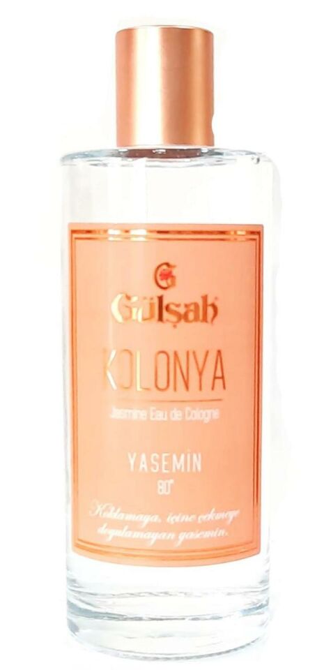 Gülşah Kolonya Yasemin Cam Şişe 250 Ml 80 Derece