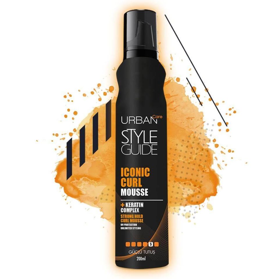 Urban Care Style Guide Iconic Curl Hareketli Bukleler Sağlayan Köpük 200 ml