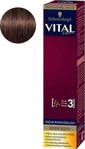 Vital Tüp Saç Boyası 5.68 Koyu Bronz Kahve + Oksidan Sıvı 50 Ml