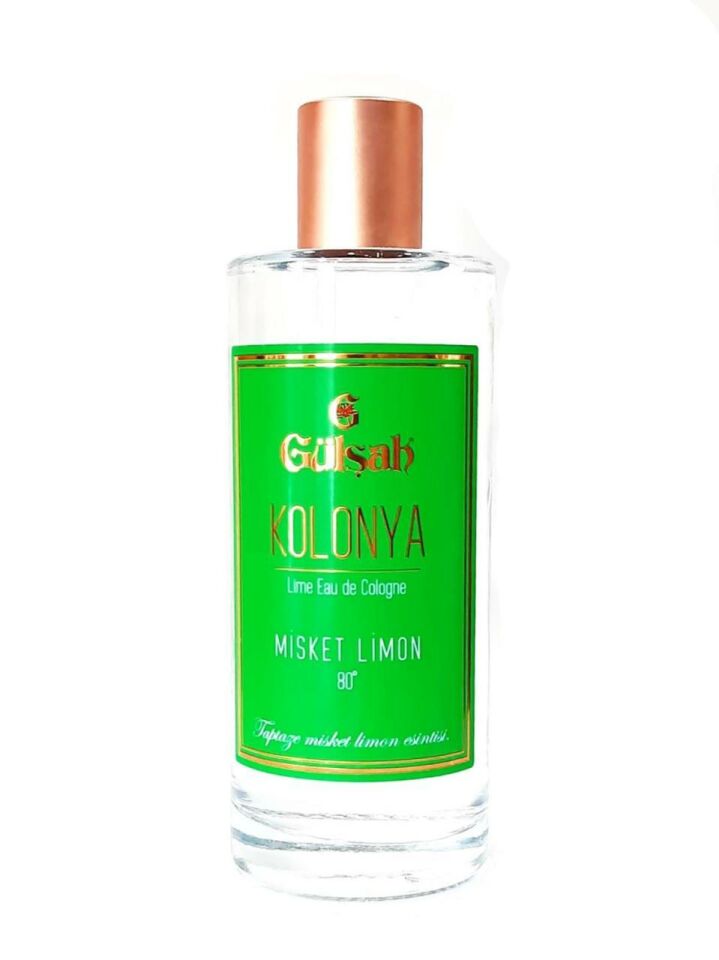 Gülşah Kolonya Misket Limon Cam Şişe 250 Ml 80 Derece