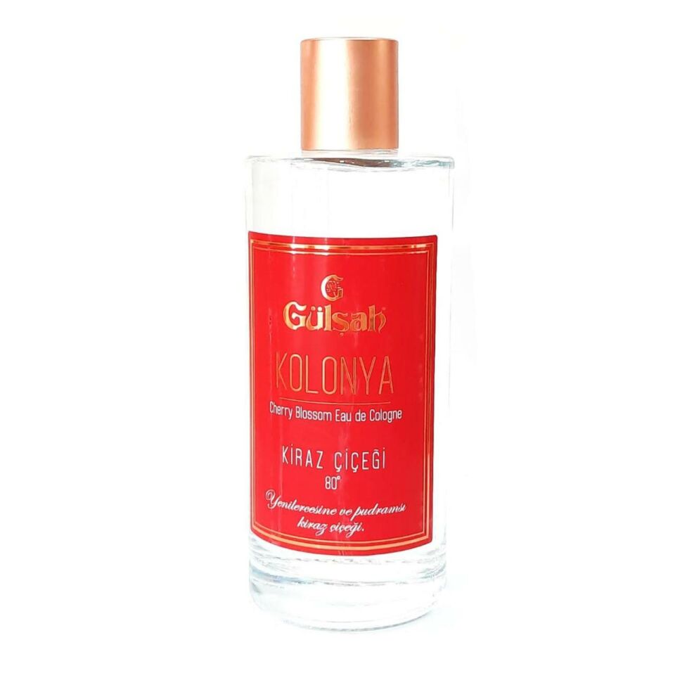 Gülşah Kolonya Kiraz Çiçeği Cam Şişe 250 Ml 80 Derece