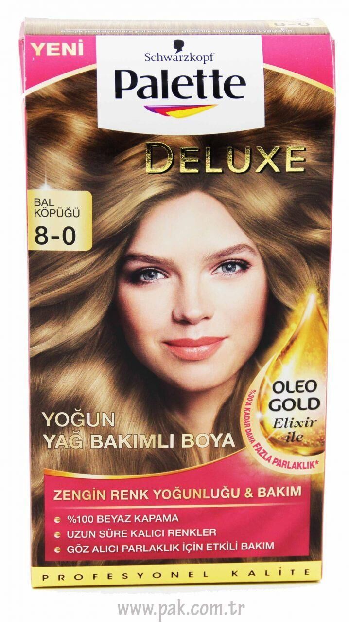 Palette Deluxe Saç Boyası 8.0 Bal Köpüğü