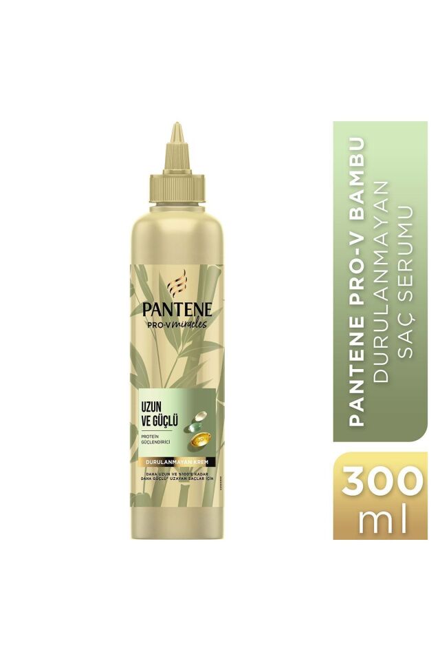 Pantene 7/24 PRO-V Miracles Uzun ve Güçlü Yeniden Yapılandırıcı Durulanmayan Serum Krem,  Proteinli 300 Ml