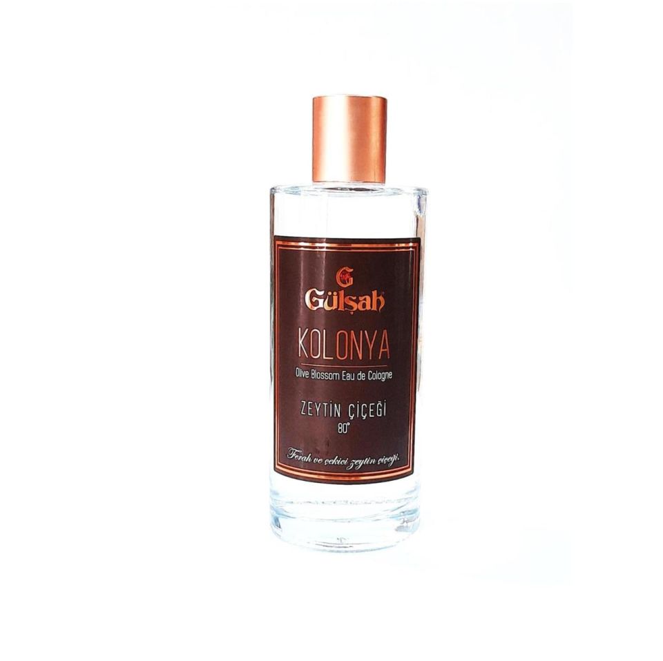 Gülşah Kolonya Zeytin Çiçeği Cam Şişe 250 Ml 80 Derece