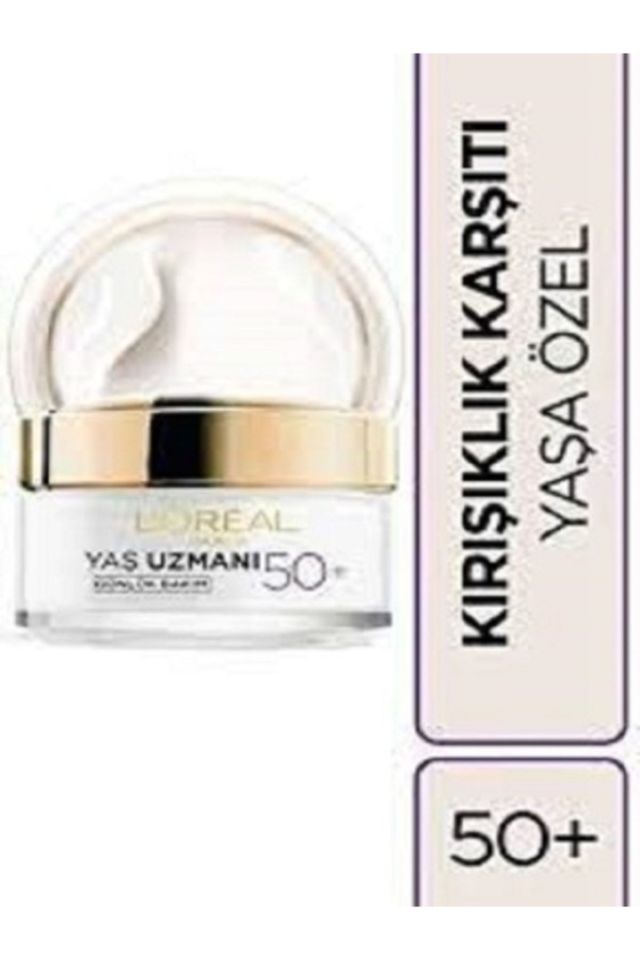 Loreal Yaş Uzmanı 50+ Kırışıklık Karşıtı Yenileyici Gündüz  Kremi 50 Ml