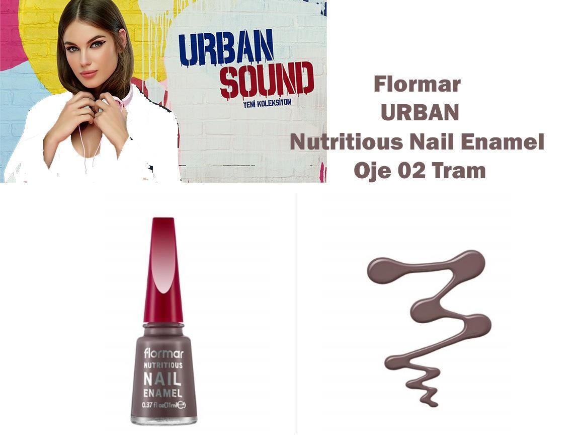 Flormar Nutritious Nail Enamel Lila Oje 02 Tram