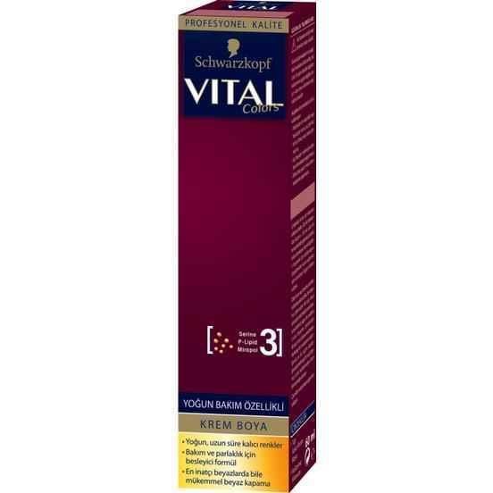Vital Tüp Saç Boyası 8.88 Ateş Kızılı + Oksidan Sıvı 50 Ml