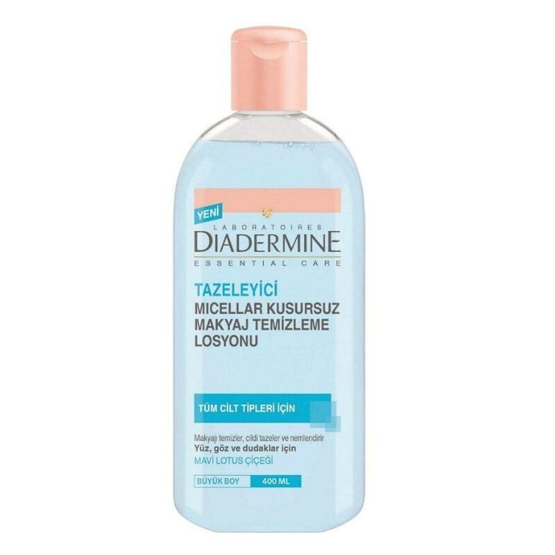 Diadermine 400 Ml Tazeleyici Micellar Kusursuz Makyaj Temizleme Losyonu Normal Ciltler