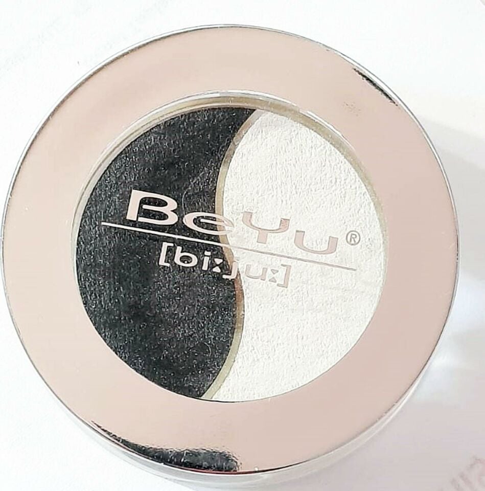 Beyu Duo Eye Shadow 02 Sedefli Antrasit - Beyaz