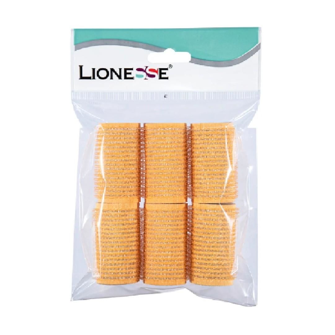 Tarko Lionesse 1112 Yapışkanlı Bigudi 6 lı Turuncu 3 cm Çap x 7 cm Uzunluk