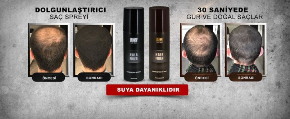 Luis Bien Hair Fiber Dolgunlaştırıcı Siyah Saç Sprey 100 Ml