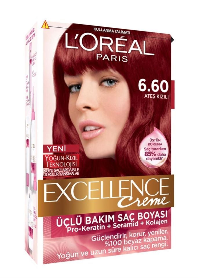 Delist Loreal Excellence 6.60 Ateş Kızılı