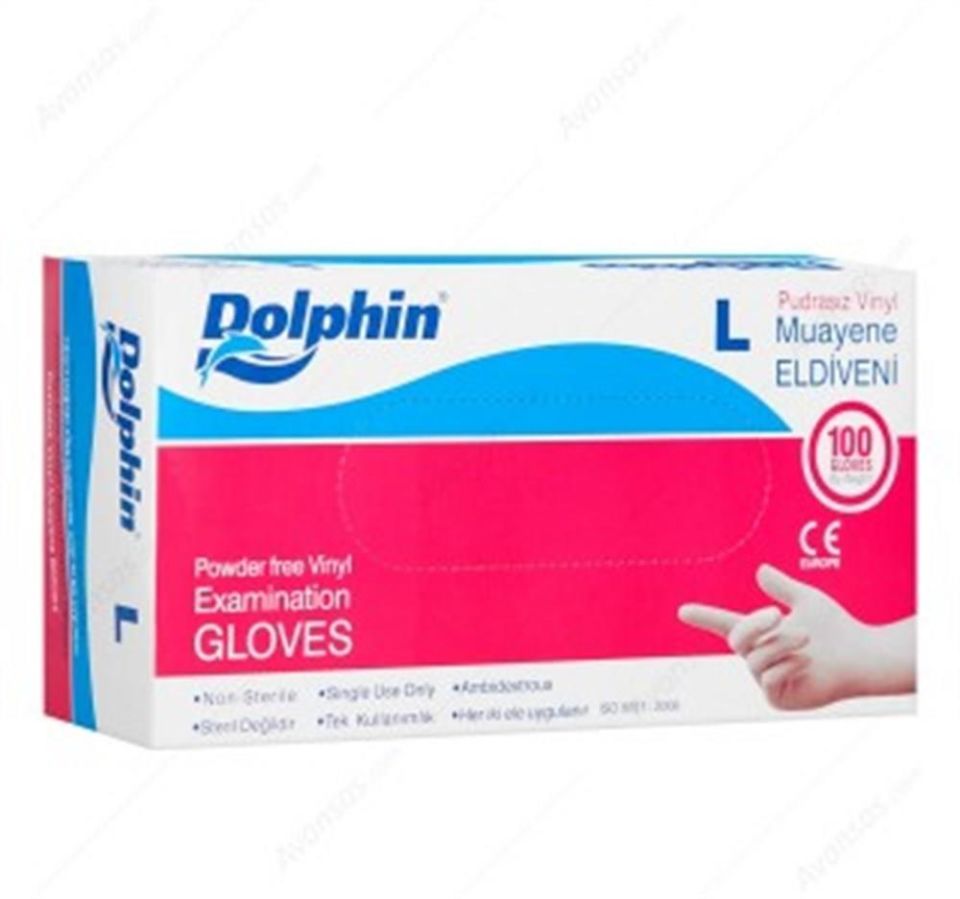 Dolphin Vinyl Muayene Eldveni L Pudrasız