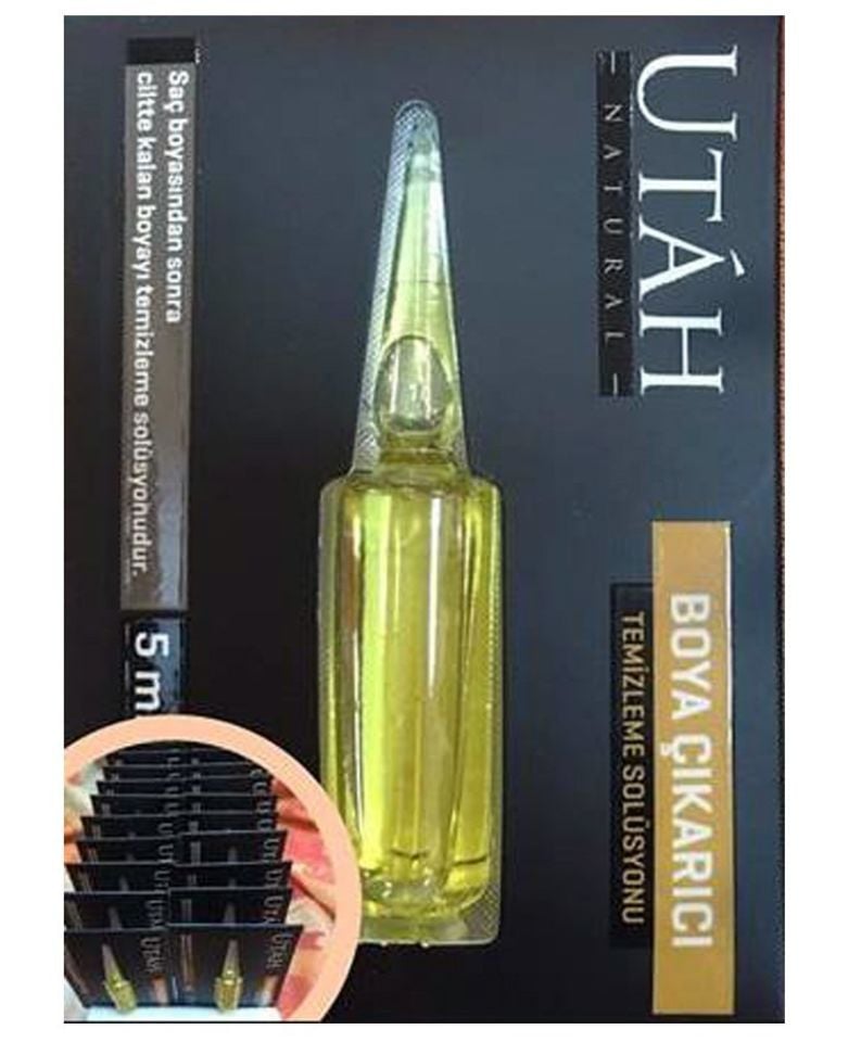 Utah Saç Boya Çıkarıcı Sülüsyon Ampul 5 Ml