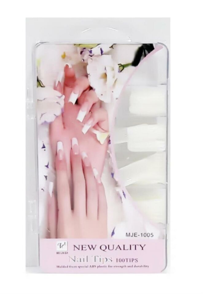 DVL t-9 Takma Tırnak 100 lü Kırık Beyaz Renkte