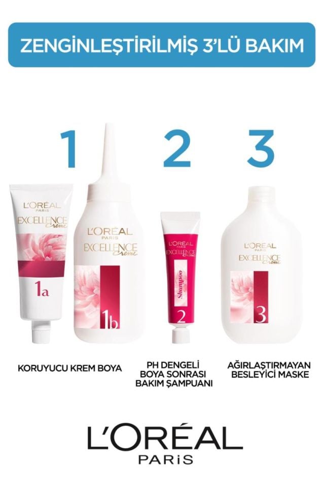 Loreal Excellence 03 Ultra Açık Küllü Sarı Saç Boyası Pure Blonde