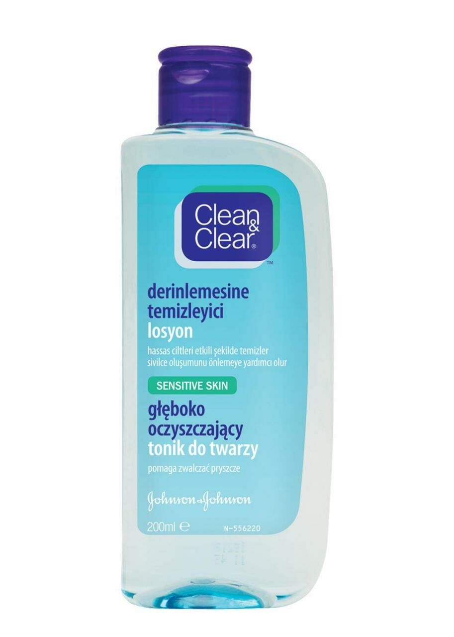Clean Clear Derinlemesine Temizleyici Losyon 200 ml Hassas Ciltler Sivilce Önlemeye Yardımcı