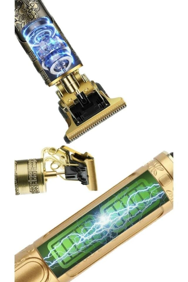 Ipone Dragon Çelik Kasa Profesyonel Saç Sakal Ense Çizim Tüm Vücut Tüyü Lazer Öncesi Tıraş Makinesi