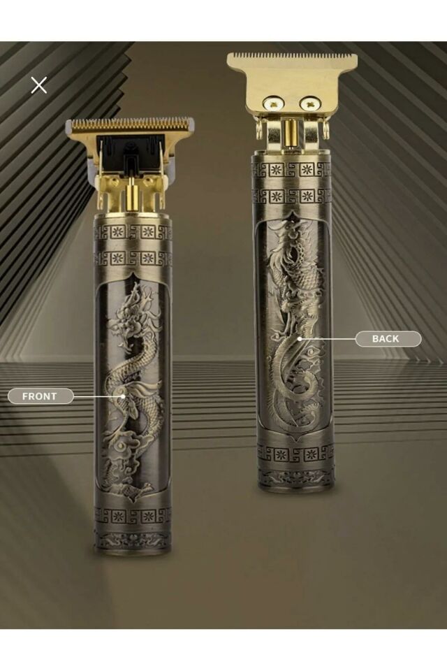 Ipone Dragon Çelik Kasa Profesyonel Saç Sakal Ense Çizim Tüm Vücut Tüyü Lazer Öncesi Tıraş Makinesi