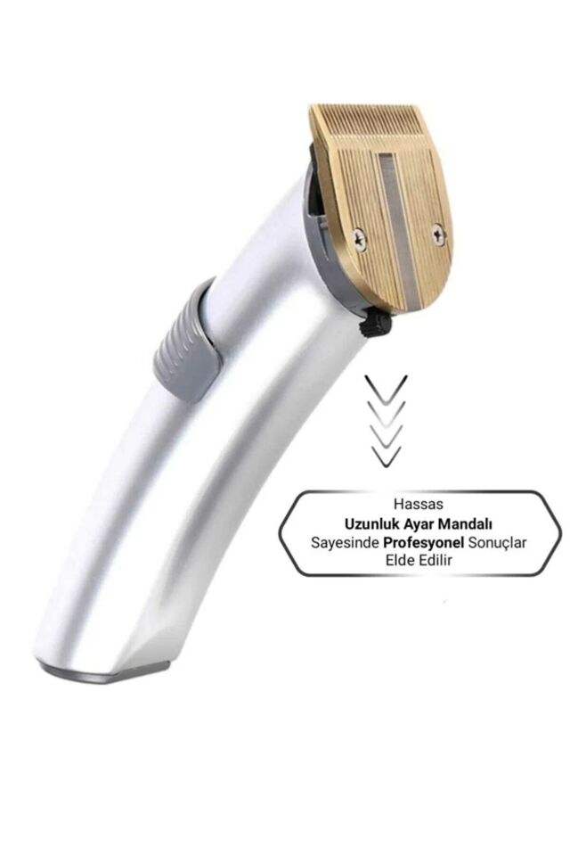 Yopigo (FİŞLİ) 609 Profesyonel Şarjlı Saç Sakal Kesme Tıraş Makinesi Erkek Tıraş Makine Seti